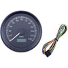 Drag Specialities Speedometers 3 3/8 Black Electronic Programmable Speedometer Odometer 120mph Custom Universal