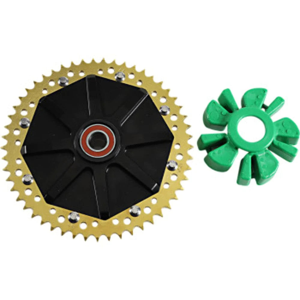 Alloy Art Chains, Sprockets & Parts 51 Tooth Gold Anodized Cush Drive Chain Conversion Sprocket Harley Touring 09+