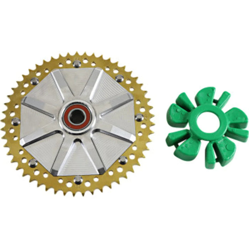 Alloy Art Chains, Sprockets & Parts Alloy Art 53 Tooth Gold Cush Drive Chain Conversion Sprocket Harley Touring 09+