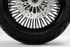 American Classic Motors 16 3.5 46 Fat King Spoke Rear Black Rim Hub Blackwall Wheel Tire Package Harley