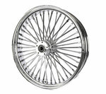 American Classic Motors Chrome 21 3.5 46 Fat King Spoke Front Wheel Rim Harley Touring 08+ Dual Disc