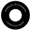 American Classic Motors Decal Round Black Decal Air Cleaner Filter Cover Decal Harley Christian Biker