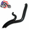 American Classic Motors Exhaust Systems 2 1/4" Black Big Radius Radius Curves Full Exhaust Drag Pipe System Harley Dyna