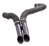 American Classic Motors Exhaust Systems Black 1 3/4" L.A.F LAF Drag Pipes Exhaust Harley Softail Chopper Custom Wrapped