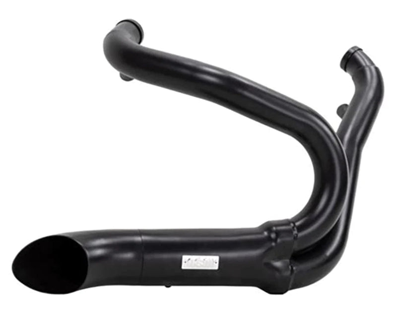 American Classic Motors Exhaust Systems Black 2-1 Lake Side Pipe High Output Exhaust System Harley 1986-2017 Softail FX