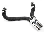 American Classic Motors Exhaust Systems Chrome 1 3/4" L.A.F LAF Drag Pipes Exhaust Harley Softail 18+ M8 Wrapped Custom