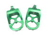 American Classic Motors Foot Pegs & Pedal Pads ACM Green Aluminum MX Motorcycle Platform Foot Peg Harley Dyna Sportster Softail