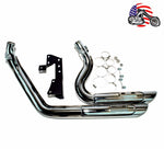 American Classic Motors Other Exhaust Parts Chrome Staggered Shortshot Short Shots Exhaust Pipes 04-13 Harley Sportster XL