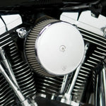 Arlen Ness AIR CLEANER Arlen Ness Stage 1 Chrome Air Cleaner Intake Filter 1993-99 Harley Big Twin Evo