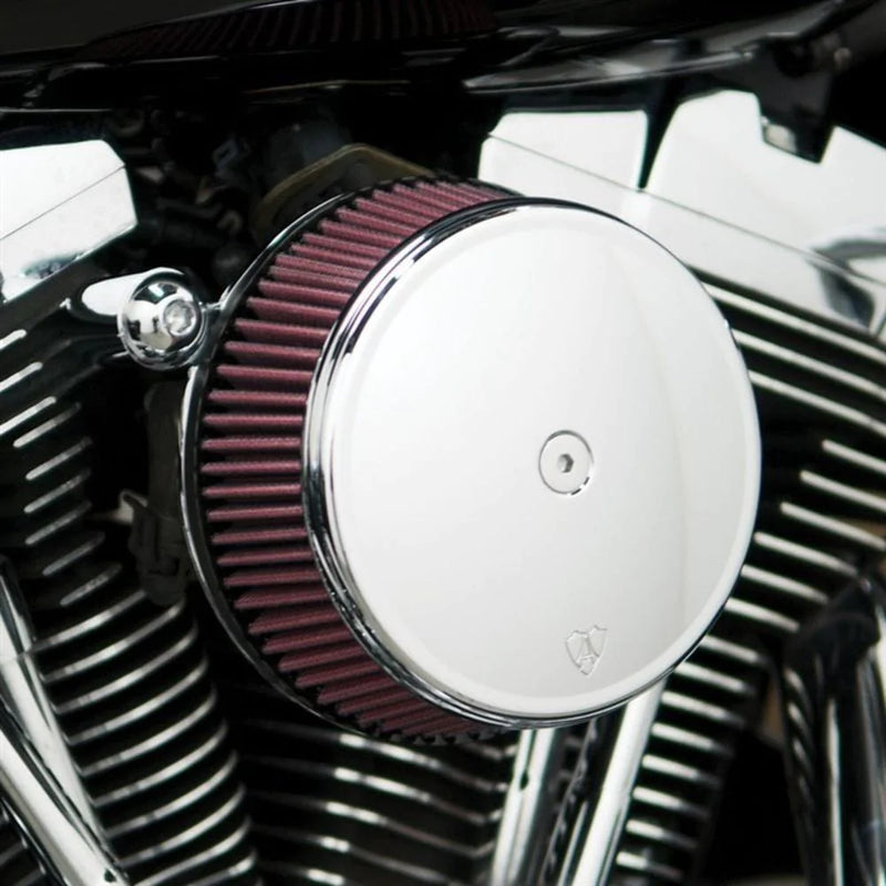 Arlen Ness Air Filters Arlen Ness Stage 1 Chrome Air Cleaner Intake Filter Harley Evo Big twin 93-99