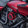 Arlen Ness Air Filters Ness Red Big Sucker Method Clear Air Cleaner Filter 08-17 Harley Touring Softail