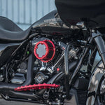 Arlen Ness Air Filters Ness Red Big Sucker Method Clear Air Cleaner Filter 08-17 Harley Touring Softail