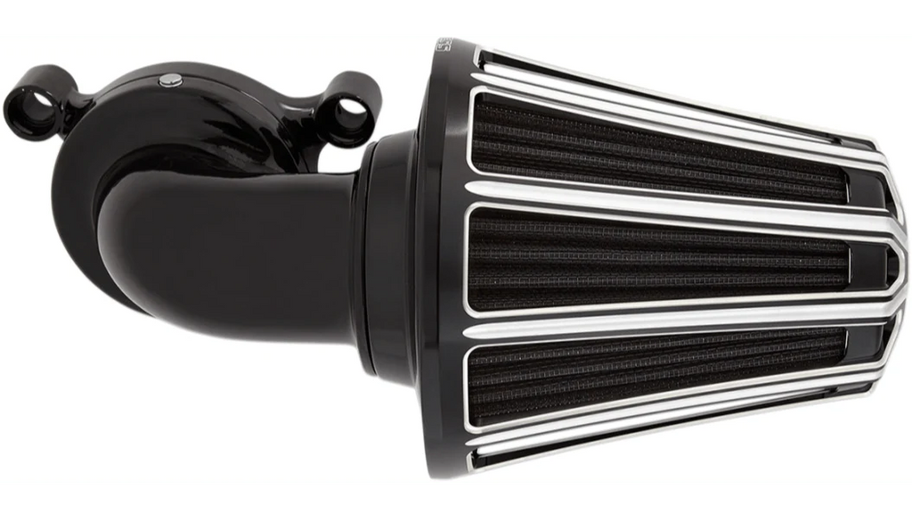 Arlen Ness Arlen Ness 10 Gauge Monster Sucker Air Cleaner Filter Kit Black Harley 17+ M8