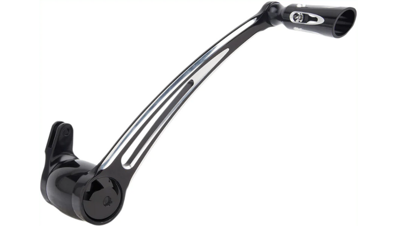 Arlen Ness Arlen Ness Deep Cut Brake Arm Lever Black Billet Peg +1" Harley Touring 14-19