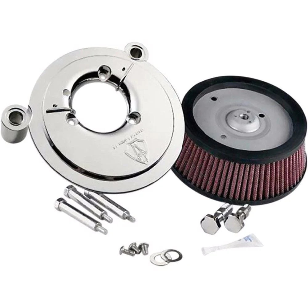 Arlen Ness Other Intake & Fuel Systems New Arlen Ness Chrome Big Sucker Air Cleaner Filter Kit Harley 2008-2013 Touring