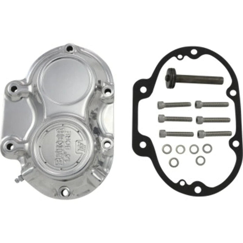 Baker Drivetrain Baker Drivetrain Chrome Transmission Side Cover Front Feed Harley Touring Softail