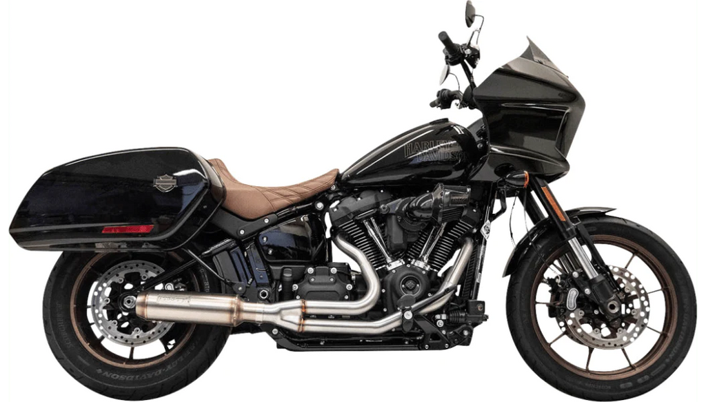 Bassani Manufacturing Bassani 2 Into 1 Road Rage Super Bike Stainless Exhaust System Harley Softail M8