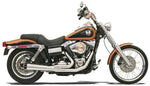 Bassani Manufacturing Bassani Chrome Road Rage 2 to 1 Megaphone Short Exhaust System 91-05 Harley Dyna