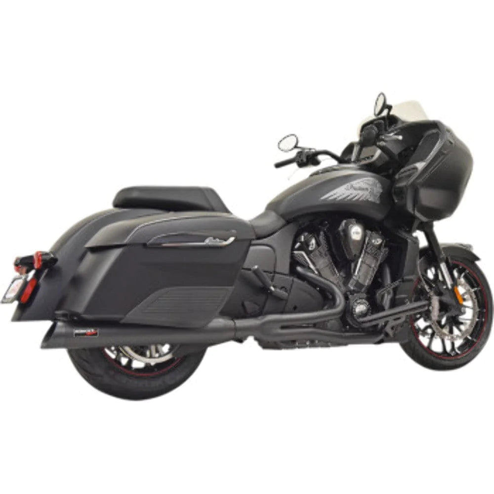 Bassani Manufacturing Exhaust Systems Bassani Black Road Rage 2 Into 1 Exhaust Pipes Header Indian Challenger 2020