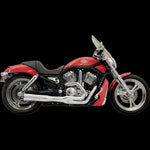 Bassani Manufacturing Exhaust Systems Bassani Chrome Road Rage B1 II Power 2 into 1 Exhaust Pipe System Harley V-Rod