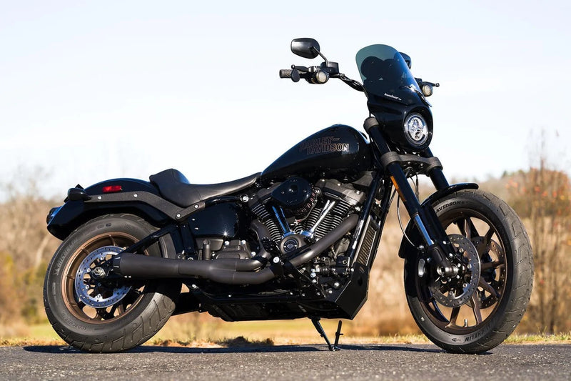 Bassani Manufacturing Exhaust Systems Bassani Road Rage 3 Megaphone 2 Into 1 Black Exhaust Pipe 18+ Harley Softail M8