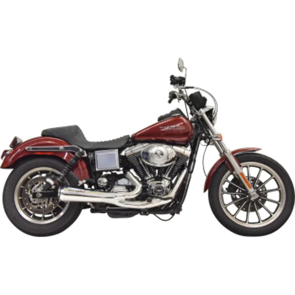 Bassani Manufacturing Exhaust Systems Bassani Road Rage Ripper 2 Into 1 Chrome Exhaust System Pipe Harley Dyna 93-05