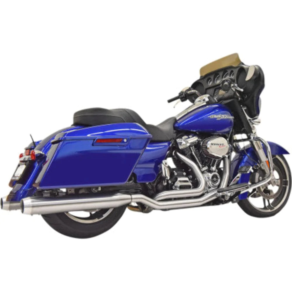 Bassani Manufacturing Exhaust Systems Bassani Stainless Steel True Dual Exhaust Muffler Pipe System 17+ Harley Touring