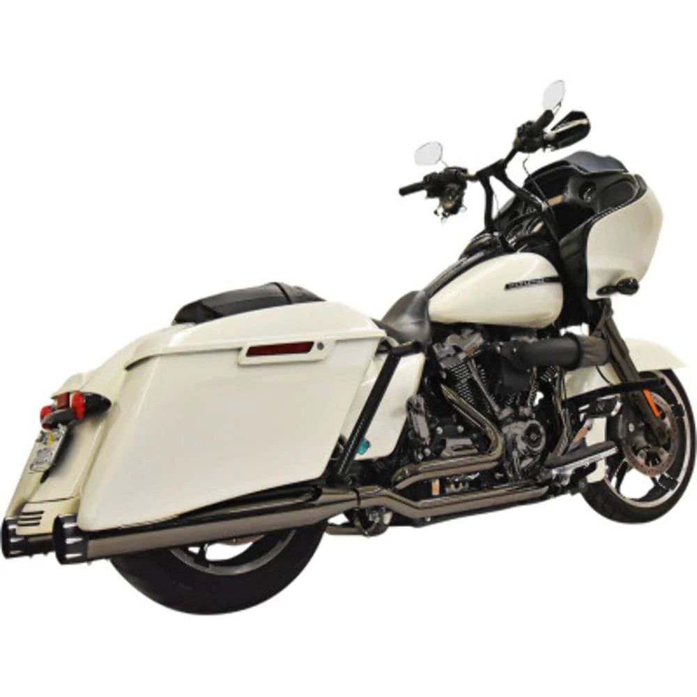 Bassani Manufacturing Exhaust Systems Bassani True Dual Black Mercury Mufflers Exhaust System Pipes Harley Touring 17+