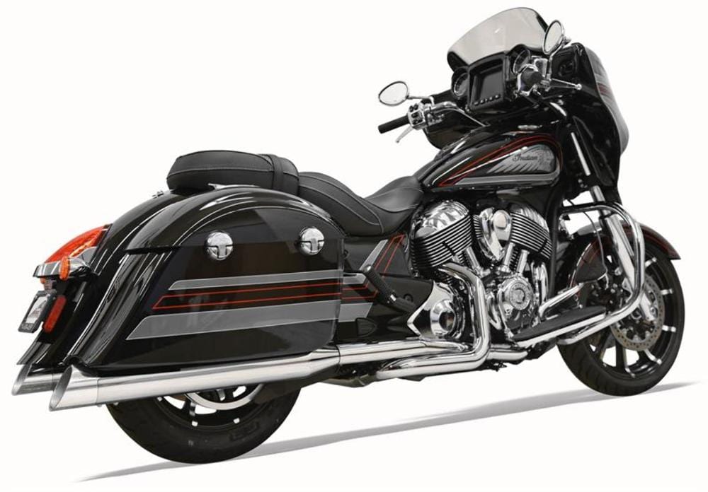Bassani Manufacturing Exhaust Systems Bassani True Duals 2 Into 2 Exhaust System Pipes Indian 14+ Chieftain Roadmaster