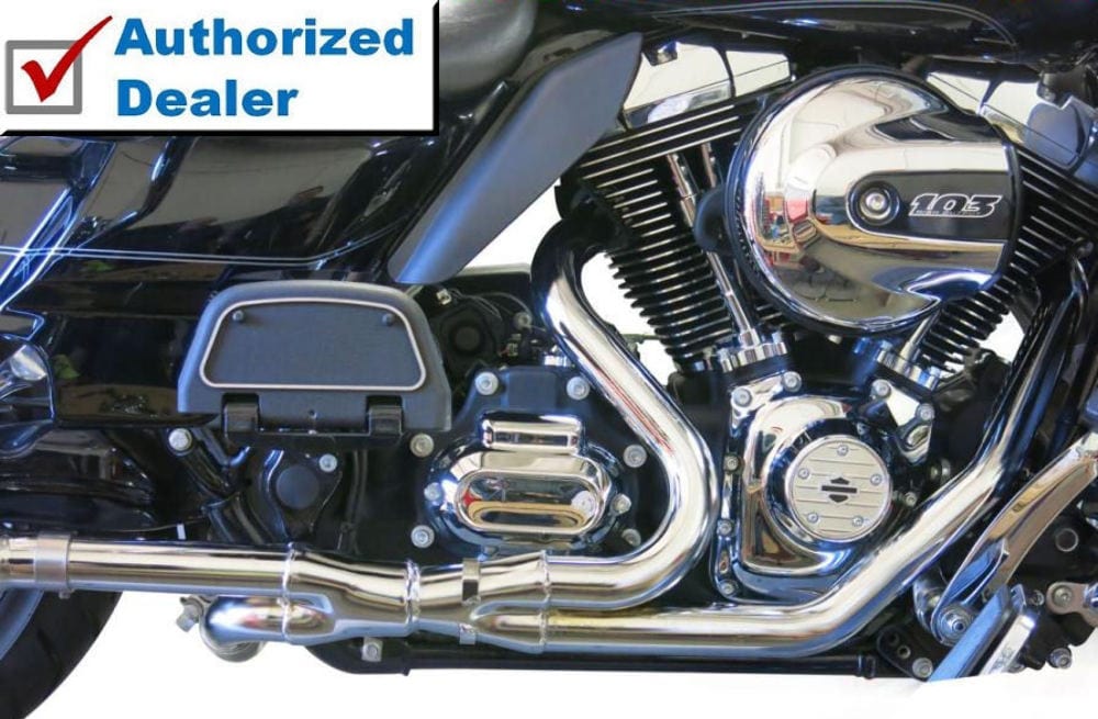 Bassani Manufacturing Other Exhaust Parts Bassani 2 into 2 2x2 True Dual Header Pipes Exhaust Harley 09-16 Touring Bagger