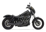 Bassani Manufacturing Other Exhaust Parts Bassani Black Short Upsweep  2 into 1 Pipe Road Rage Exhaust 06-2017 Harley Dyna