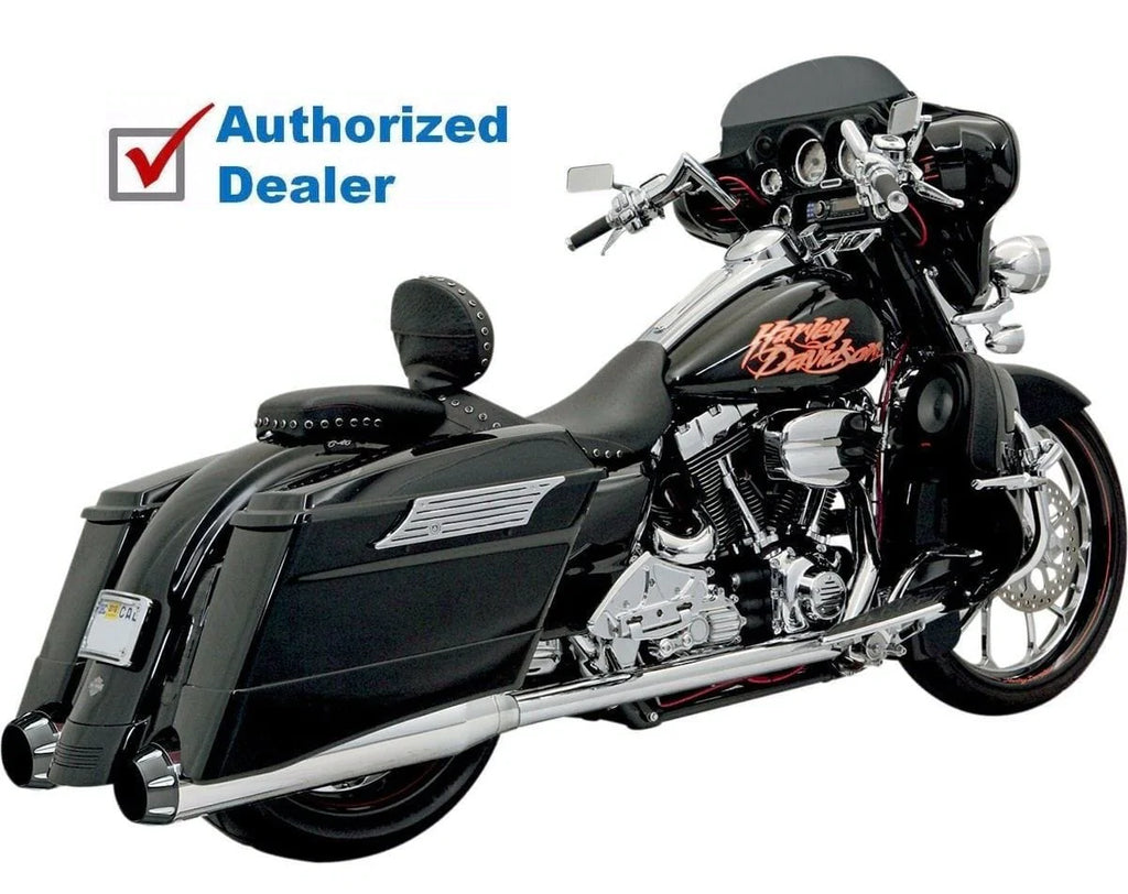 Bassani Manufacturing Other Exhaust Parts Bassani Chrome Bagger Stepped True Duals Power Curve B1 Exhaust Harley Touring