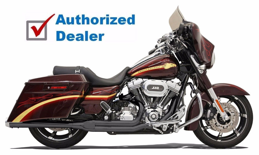 Bassani Manufacturing Other Exhaust Parts Bassani Road Rage Black 2 Into 1 Exhaust Pipe Harley Touring Bagger 2010-2016