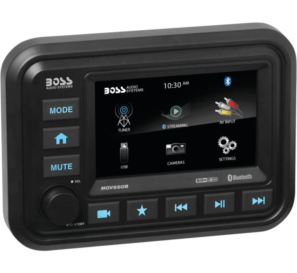 Boss Audio Accessories Boss Audio Systems Mech-Less Mulitmedia Touchscreen Bluetooth Audio Radio Player