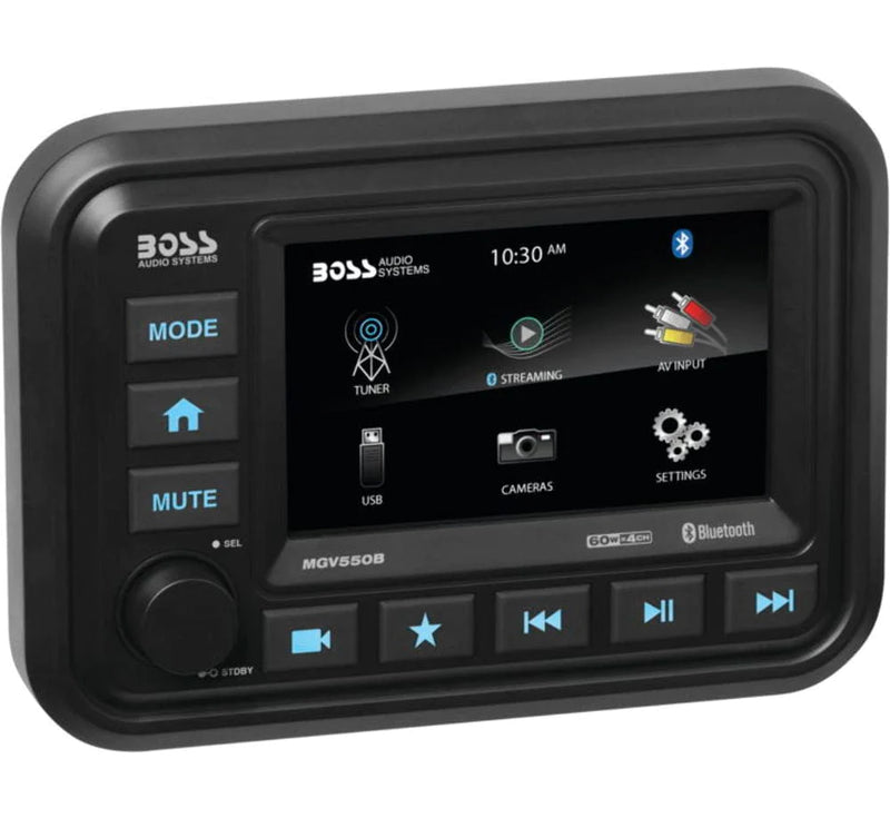 Boss Audio Accessories Boss Audio Systems Mech-Less Mulitmedia Touchscreen Bluetooth Audio Radio Player