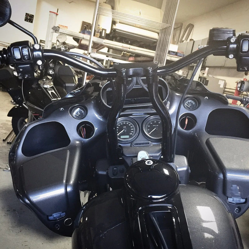 Bung King Risers Bung King Road Glide Risers Gloss Black 10"+ Touring Harley Bagger 2014+ FLTR