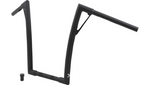 Burly Brand Burly Louie 1-1/4" Ape Handlebars 12" Matte Black Harley Notched Slotted Drilled