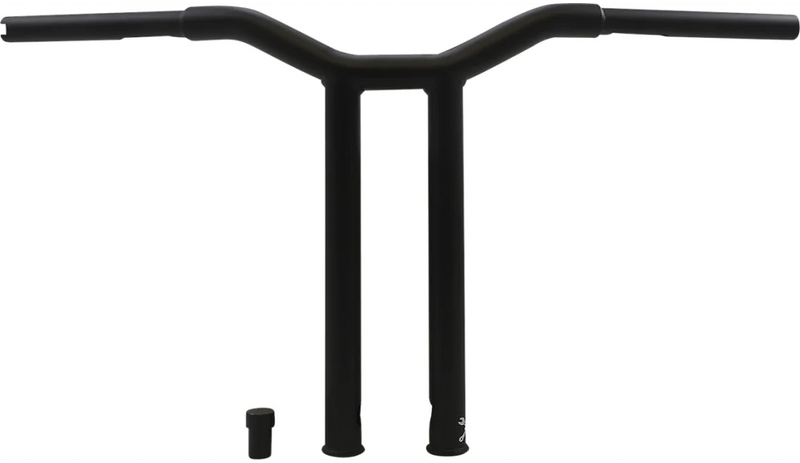 Burly Brand Burly Straight 14" Matte Black Dominator Handlebars Throttle-By-Wire Harley