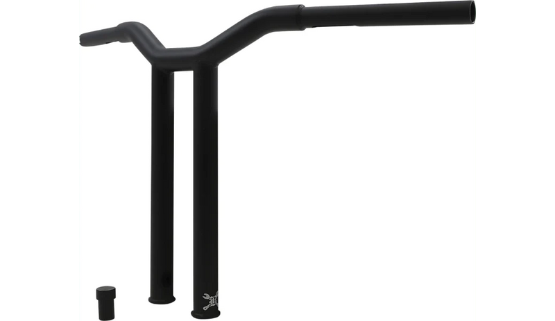 Burly Brand Burly Straight 14" Matte Black Dominator Handlebars Throttle-By-Wire Harley