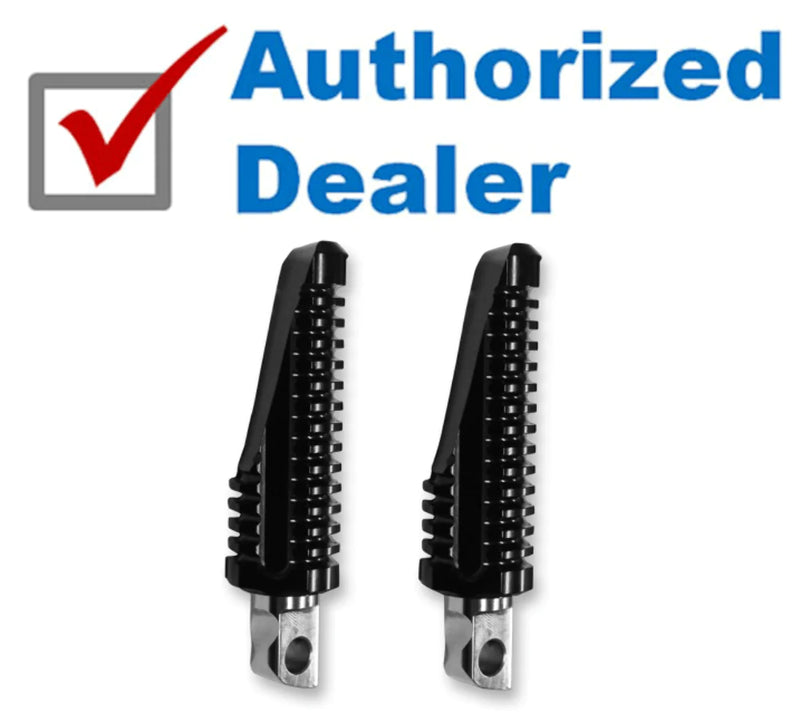 Burly Brand Foot Pegs & Pedal Pads Burly Black Aluminum CNC Havoc Foot Pegs Harley Softail Sportster Dyna Touring