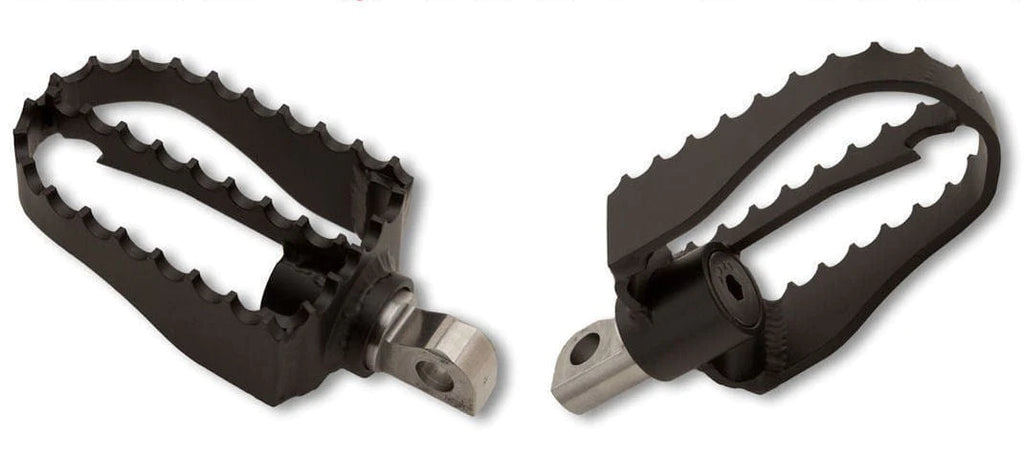 Burly Brand Foot Pegs & Pedal Pads Burly Black Mx Motocross Style Footpegs Pegs Set Male Clevis Harley Sportster
