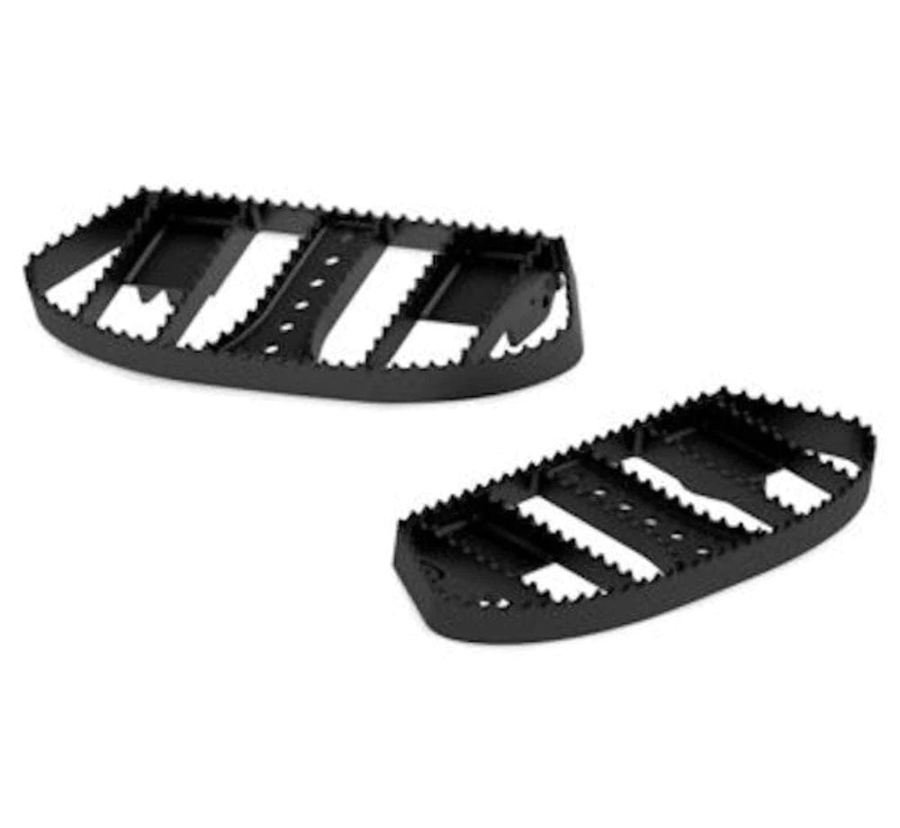 Burly Brand Foot Pegs & Pedal Pads Burly Brand Black MX Floorboards Rider Harley Harley Touring Softail Dyna 84-18