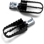 Burly Brand Foot Pegs & Pedal Pads Burly Brand Black MX Style Rider Passenger Foot Pegs Footpegs Harley Softail 18+