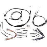 Burly Brand Other Handlebars & Levers Burly 12" Black Vinyl Handlebar Control Cables Complete Kit Dyna Harley 07-11