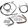 Burly Brand Other Handlebars & Levers Burly 16" Black Vinyl Handlebar Control Cables Complete Kit Dyna Harley 07-11