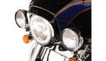 Ciro Ciro Black Fang LED Running Headlight Bezel Plug-n-Play 1996-13 Harley Touring