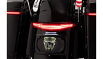 Ciro Ciro Black Red Latitude Tail Light & License Plate Mount Harley Touring 14-22