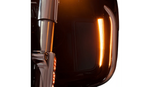 Ciro Ciro Fang Lower Fairing Lights Black Pair Set LED Amber Harley Touring 14-22