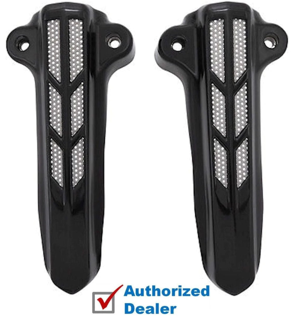 Ciro Other Motorcycle Accessories Ciro Gloss Black Forkini Lower Front Leg Covers Slider 2014-2017 Harley Touring