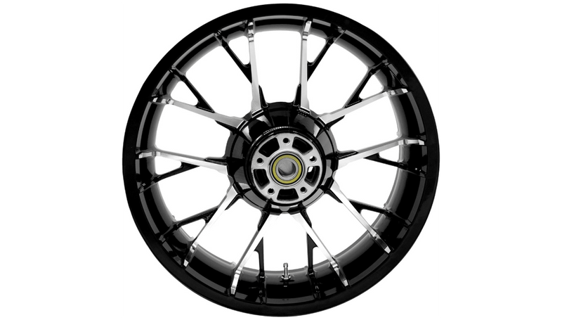 Coastal Moto Coastal Moto Black Cut Marlin Precision 18 5.5 Rear Wheel Rim 09+ Harley Touring